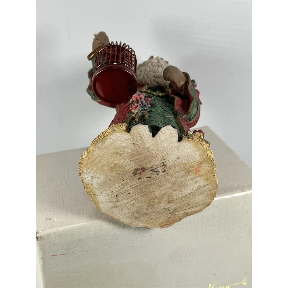 Vintage‎ Santa Claus Figurine From The Wooden Key Christmas Decoration 6